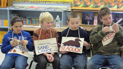 Children Doing the Web of Life Activity