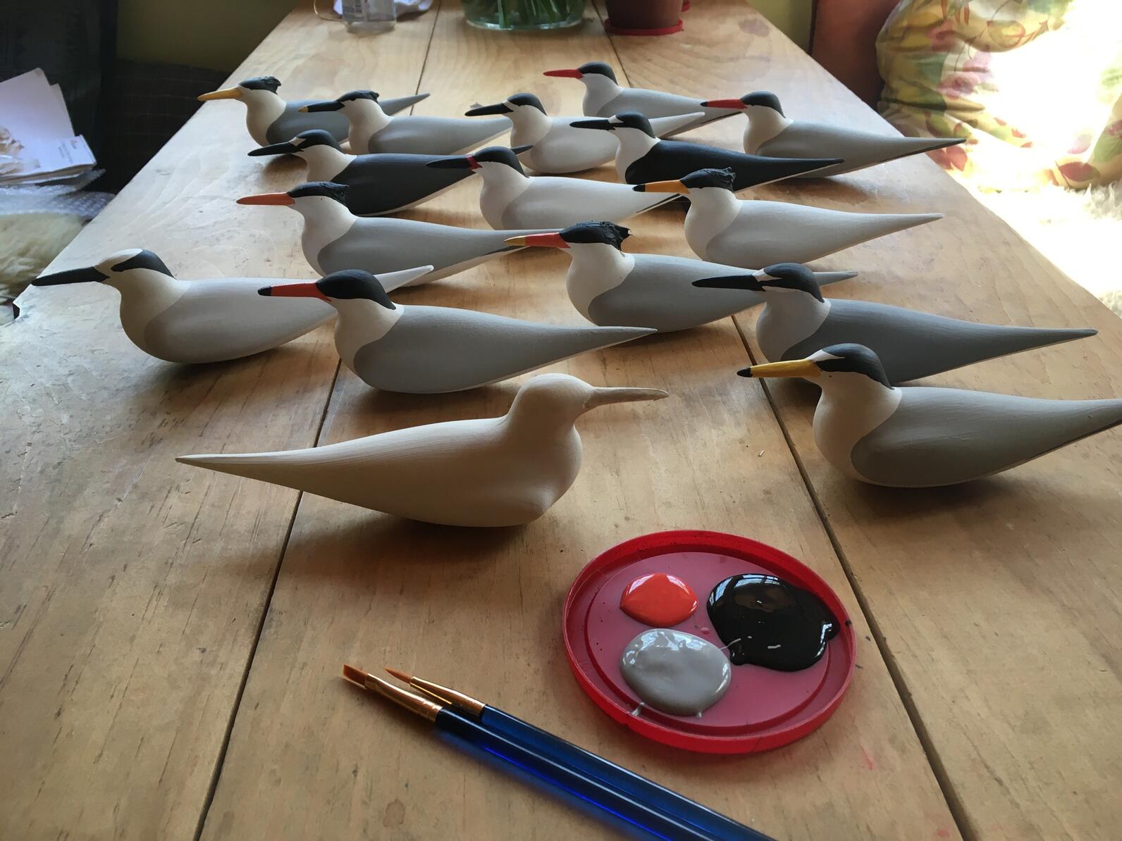 Tern Decoys for Sips and Seabirds
