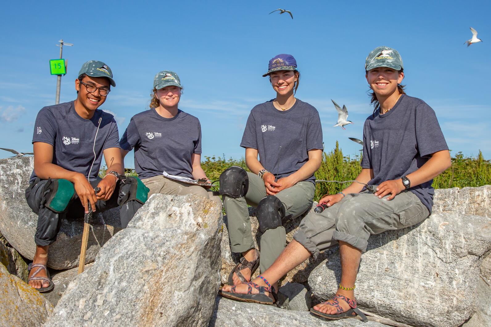 Eastern Egg Rock Island Research Team 2022