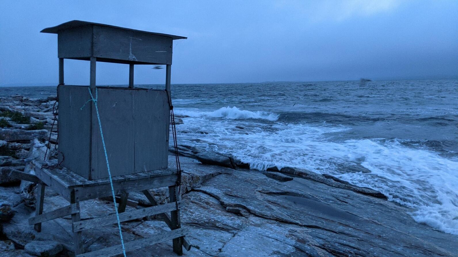 Jenny Island High Tide