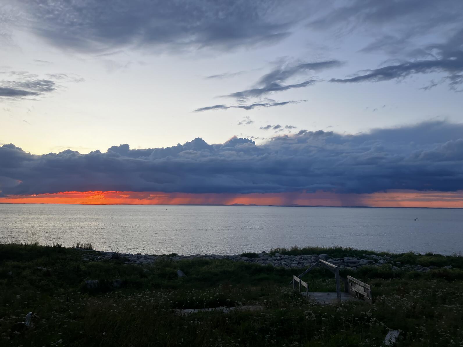 Stunning, Stormy Seal Island NWR Sunset