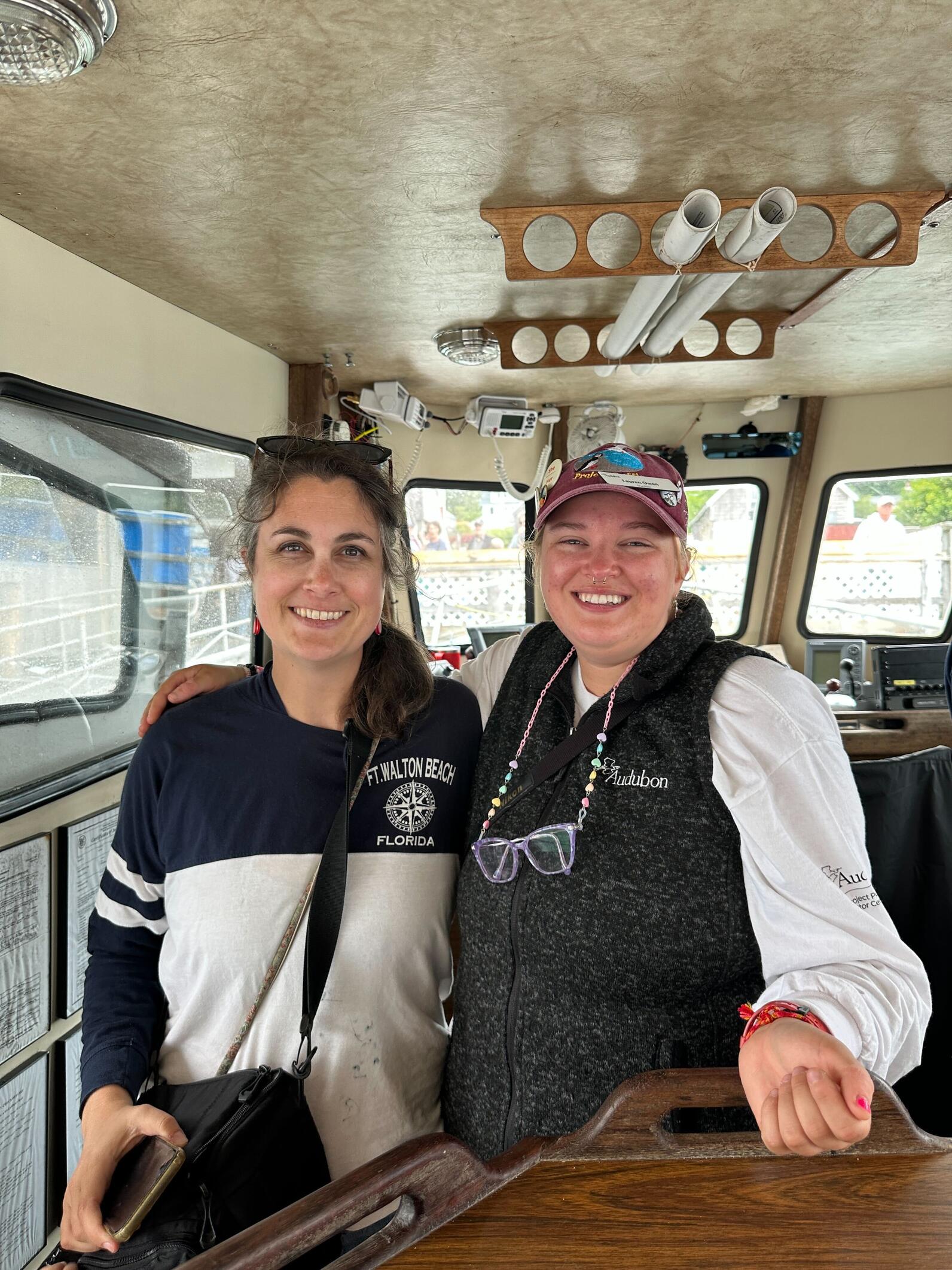 Erika Zambello on a Hardy Boat Puffin Cruise